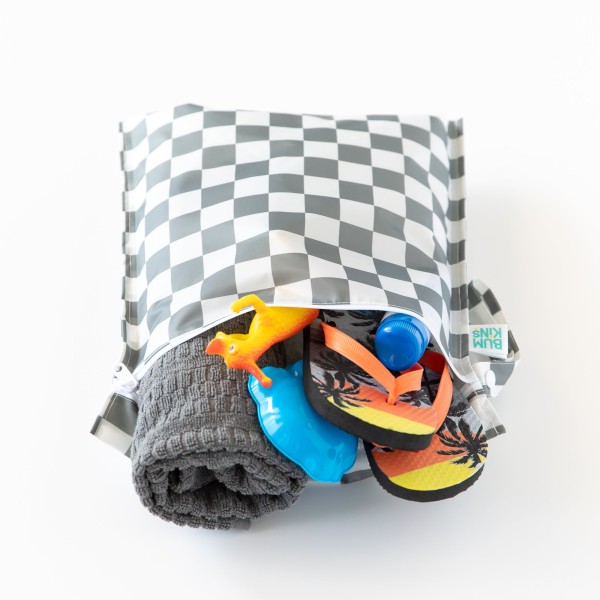 Second Chance (No Original Packaging) - Wet Bag - Charcoal Check