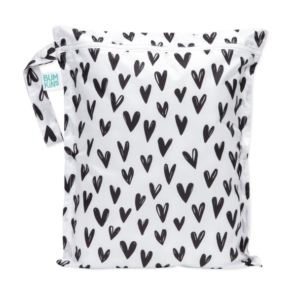 Tweede kans (zonder originele verpakking) - Wet Bag - Wit Hartjes