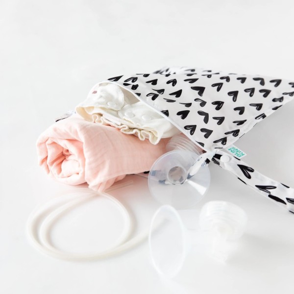 Tweede kans (zonder originele verpakking) - Wet Bag - Wit Hartjes