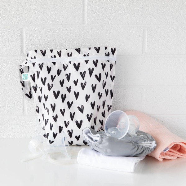 Tweede kans (zonder originele verpakking) - Wet Bag - Wit Hartjes