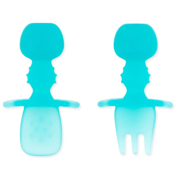 Zweite Chance (ohne Originalverpackung) - Chewtensils® aus Silikon - Blau Jelly