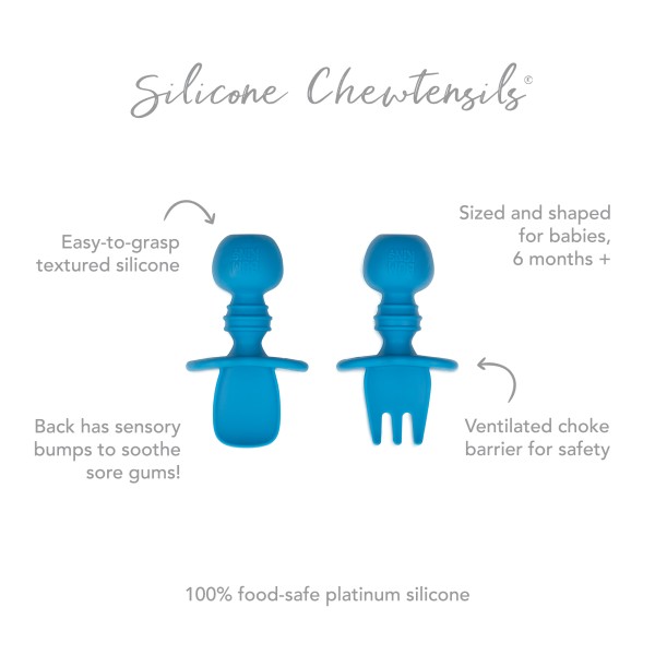 Second Chance (No Original Packaging) - Silicone Chewtensils® - Dark Blue