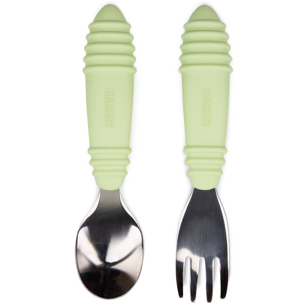 Tweede Kans (zonder originele verpakking) - Lepel + Vork - Sage