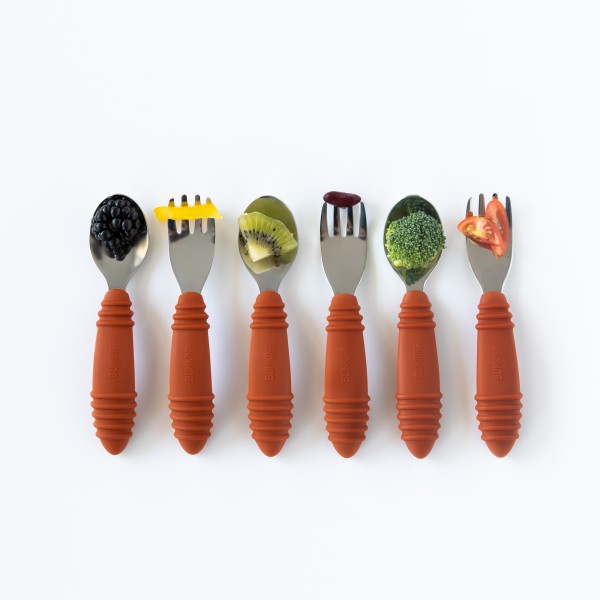 Second Chance (No Original Packaging) - Spoon + Fork - Clay