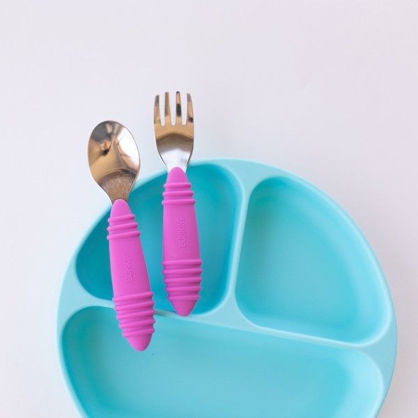 Segunda Oportunidad (sin embalaje original) - Cuchara + Tenedor - Fuchsia