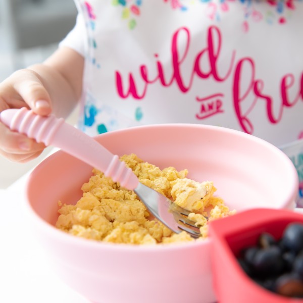 Deuxième Chance (sans emballage d'origine) - Cuillère + Fourchette - Rose
