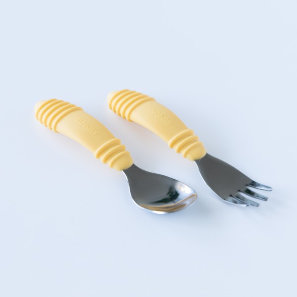 Tweede Kans (zonder originele verpakking) - Lepel + Vork - Ananas