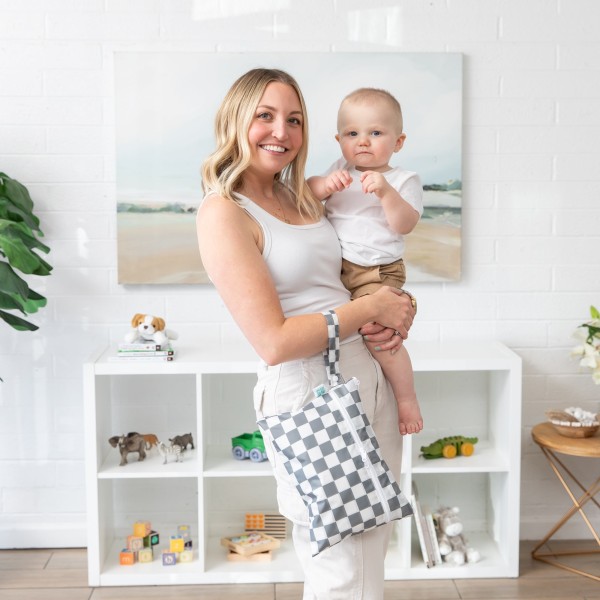 Second Chance (No Original Packaging) - Wet / Dry Clutch - Charcoal Check