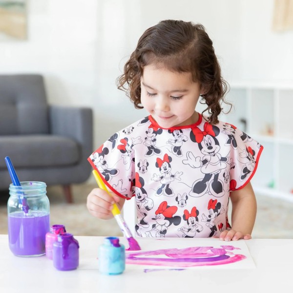 Tweede kans (zonder originele verpakking) - Kinder schilderschort korte mouw - Disney Minnie Mouse - Roze