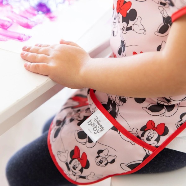 Tweede kans (zonder originele verpakking) - Kinder schilderschort korte mouw - Disney Minnie Mouse - Roze
