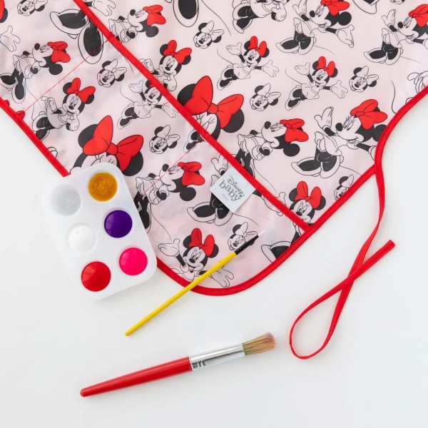 Tweede kans (zonder originele verpakking) - Kinder schilderschort korte mouw - Disney Minnie Mouse - Roze
