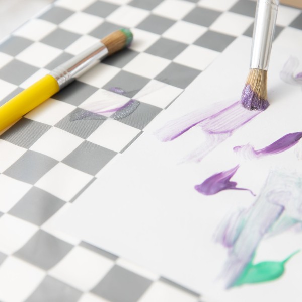 Segunda oportunidad (sin embalaje original) - Tapete - Cuadros Grises