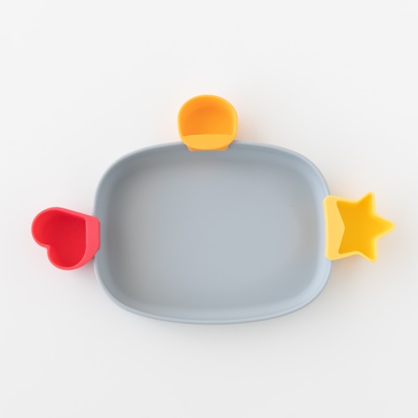 Zweite Chance (ohne Originalverpackung) - Dip-Schalen aus Silikon (3er-Pack) - Tutti-Frutti