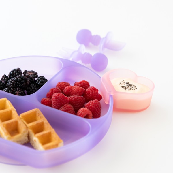 Second chance (no original packaging) - Silicone little dippers (2 pack) - Purple Jelly & Pink Jelly