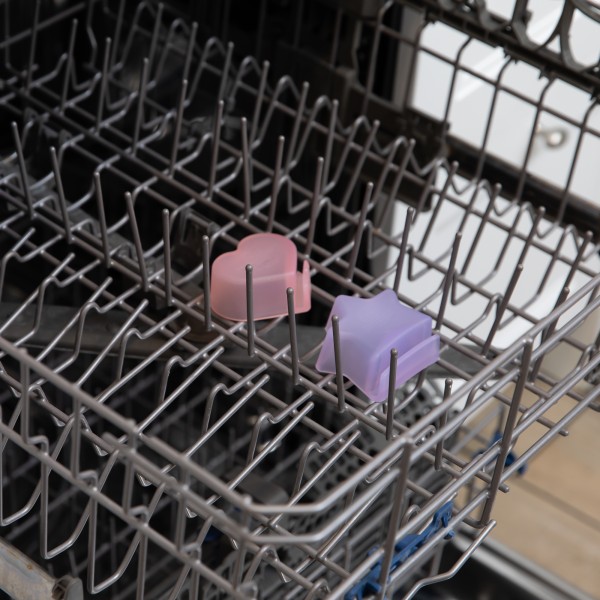 Second chance (no original packaging) - Silicone little dippers (2 pack) - Purple Jelly & Pink Jelly