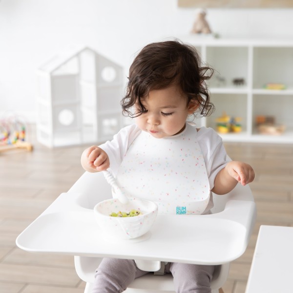Second Chance (No Original Packaging) - Silicone Bib - 6-24 months - Poudre vanillée