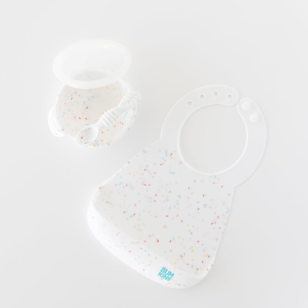 Second Chance (No Original Packaging) - Silicone Bib - 6-24 months - Poudre vanillée