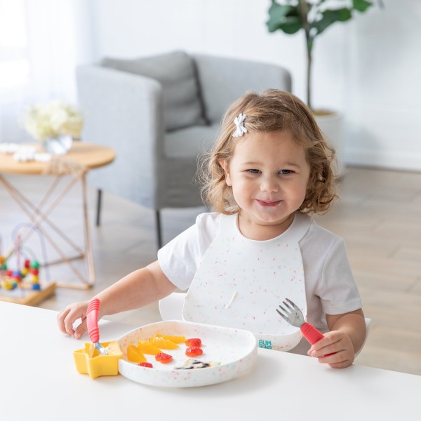 Second Chance (No Original Packaging) - Silicone Bib - 6-24 months - Poudre vanillée