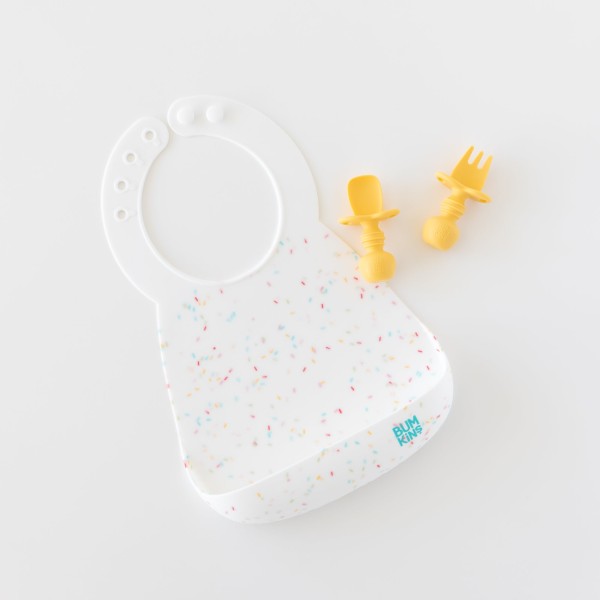 Second Chance (No Original Packaging) - Silicone Bib - 6-24 months - Poudre vanillée
