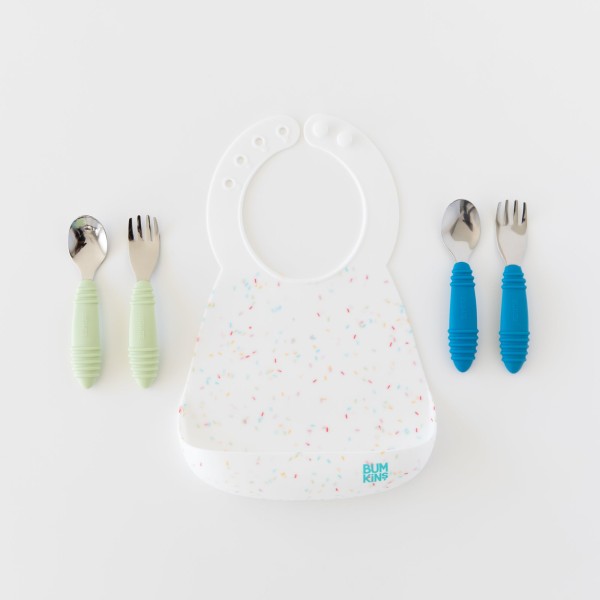 Second Chance (No Original Packaging) - Silicone Bib - 6-24 months - Poudre vanillée
