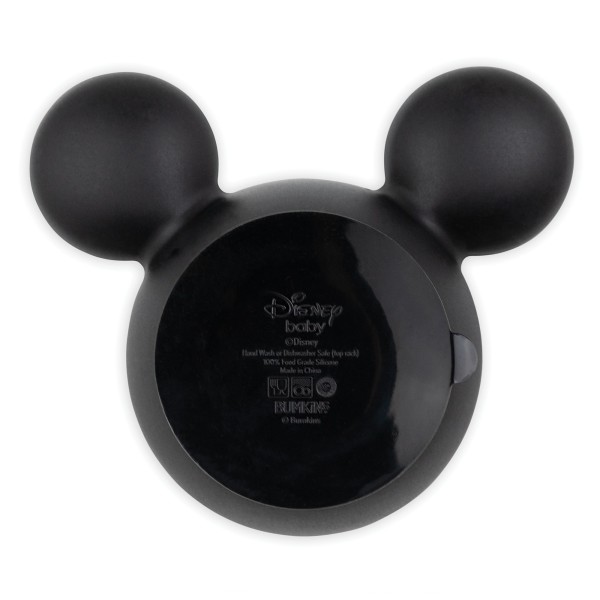 Second Chance (No Original Packaging) - Silicone First Feeding Set - Disney Mickey Mouse - Classic Black
