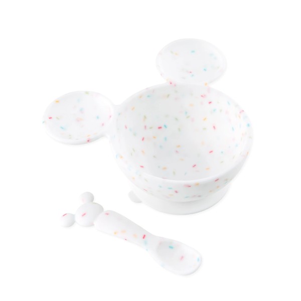 Second Chance (No Original Packaging) - Silicone First Feeding Set - Disney Mickey Mouse - Vanilla Sprinkle