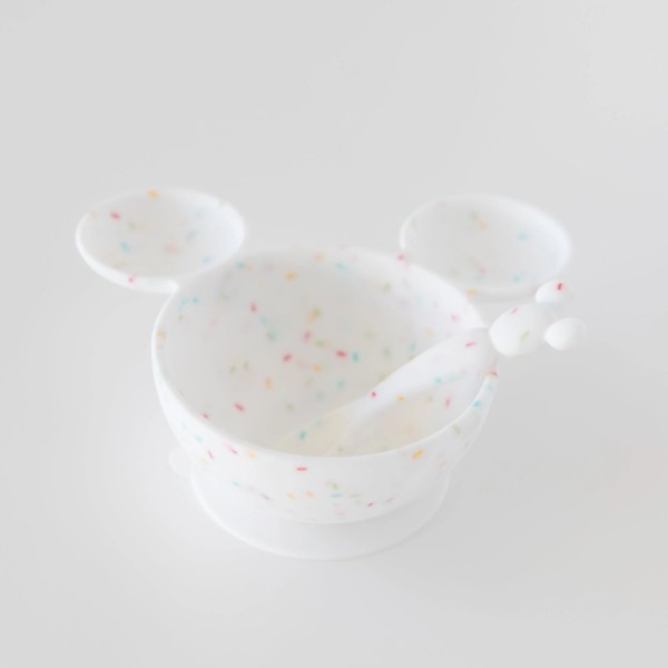 Second Chance (No Original Packaging) - Silicone First Feeding Set - Disney Mickey Mouse - Vanilla Sprinkle