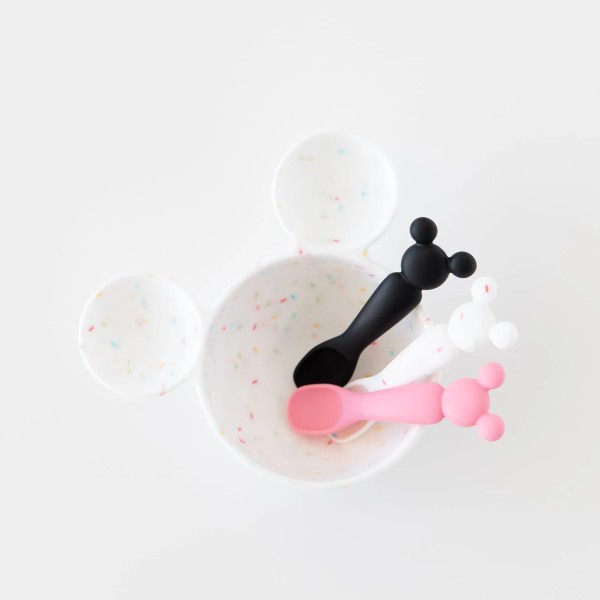 Second Chance (No Original Packaging) - Silicone First Feeding Set - Disney Mickey Mouse - Vanilla Sprinkle
