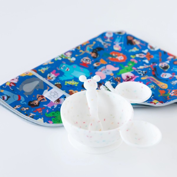 Second Chance (No Original Packaging) - Silicone First Feeding Set - Disney Mickey Mouse - Vanilla Sprinkle