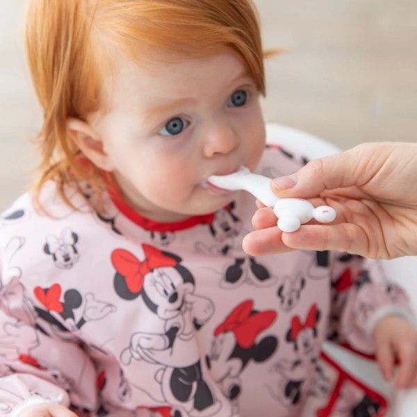 Second Chance (No Original Packaging) - Silicone First Feeding Set - Disney Mickey Mouse - Vanilla Sprinkle