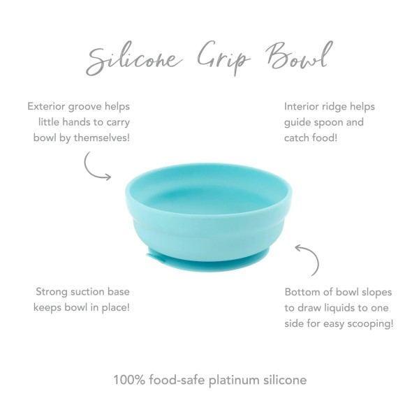 Second Chance (No Original Packaging) - Silicone Grip Bowl - Blau