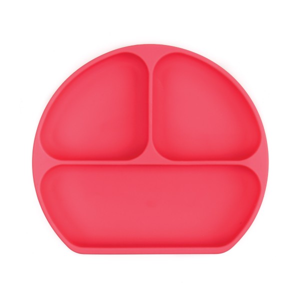 Second Chance (No Original Packaging) - Silicone Grip Dish (3 section) - Rot