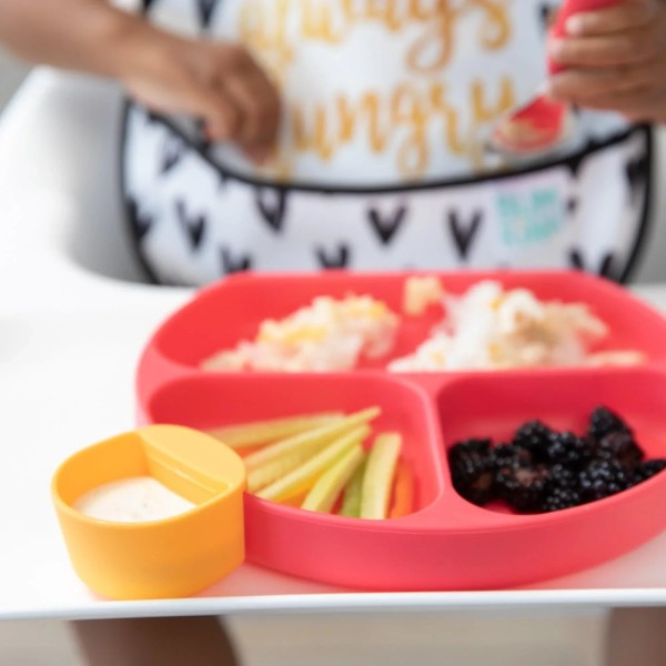 Second Chance (No Original Packaging) - Silicone Grip Dish (3 section) - Rot