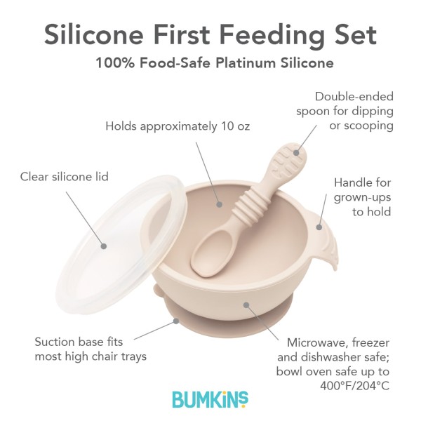 Second Chance (No Original Packaging) - Silicone First Feeding Set - Sable