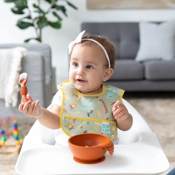 Tweede kans (zonder originele verpakking) - Siliconen eerste baby eetset - Klei