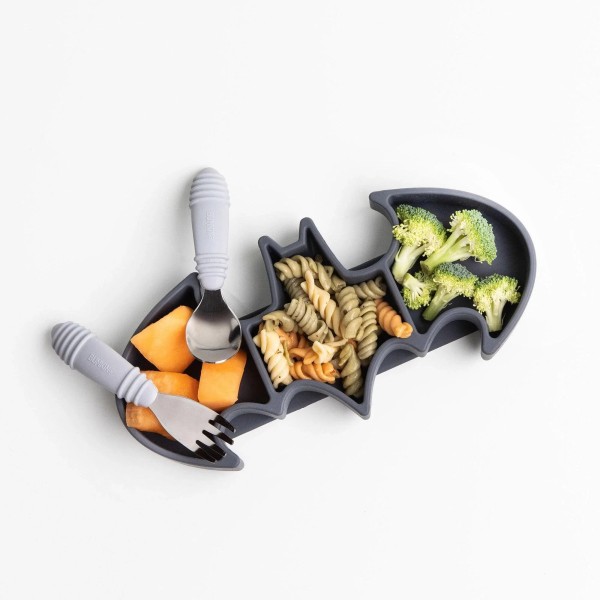Second chance (no original packaging) - Silicone grip dish - Batman - Grey