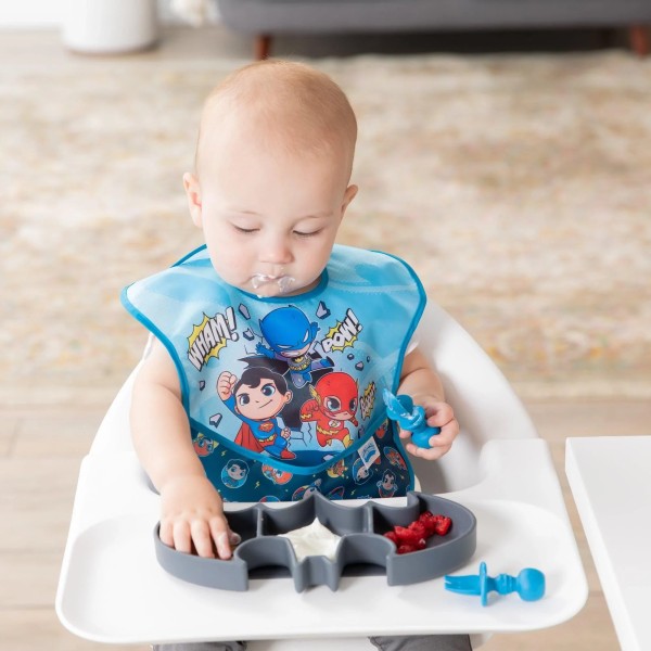 Second chance (no original packaging) - Silicone grip dish - Batman - Grey
