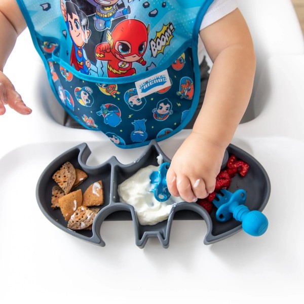 Second chance (no original packaging) - Silicone grip dish - Batman - Grey