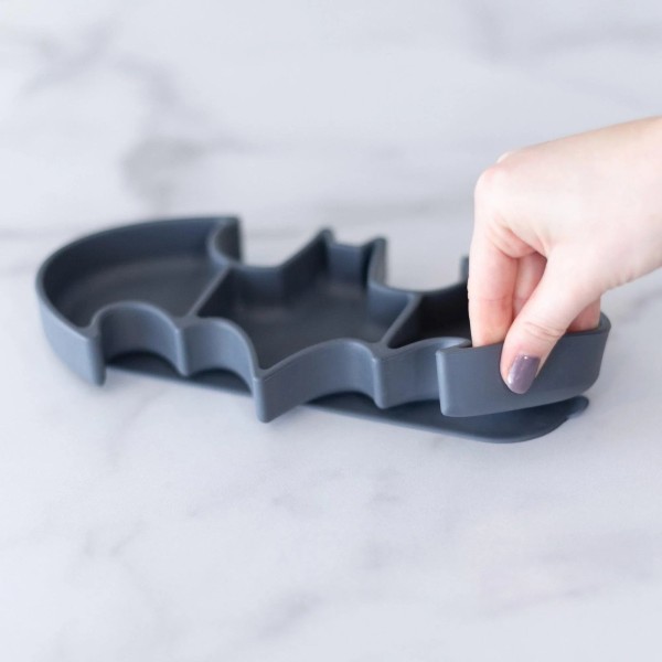Second chance (no original packaging) - Silicone grip dish - Batman - Grey
