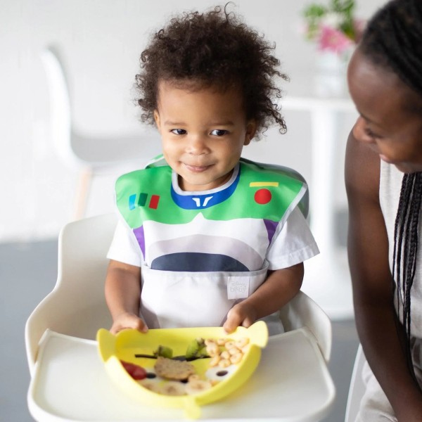 Tweede Kans (zonder originele verpakking) - Siliconen Bord met Zuignap - Disney Toy Story - Alien