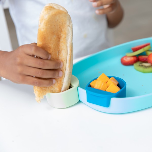 Second chance (no original packaging) - Silicone grip tray - Blauw