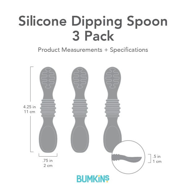 Second Chance (No Original Packaging) - Silicone Dipping Spoons (3 pack) - Gumdrop