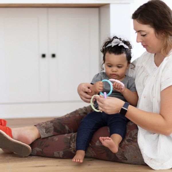 Second chance (no original packaging) - Silicone teething rings (4 pack) - Spring