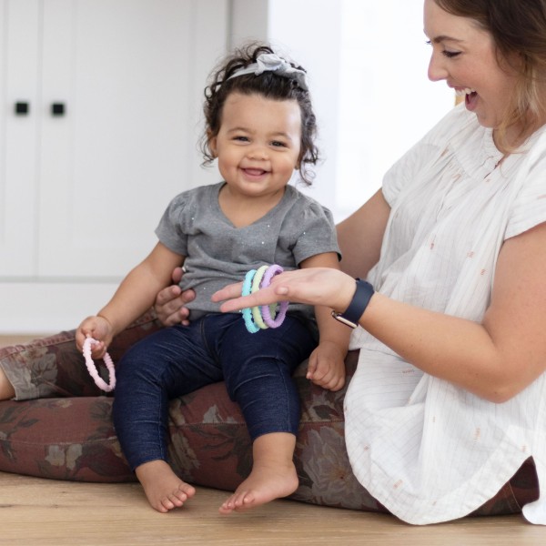 Second chance (no original packaging) - Silicone teething rings (4 pack) - Spring