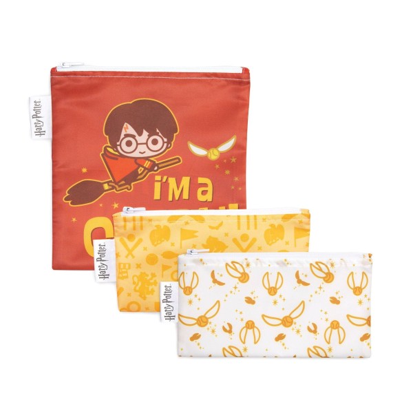 Zweite Chance (ohne Originalverpackung) - Wiederverwendbare Snackbeutel (3er-Pack) - Harry Potter™ Quidditch™