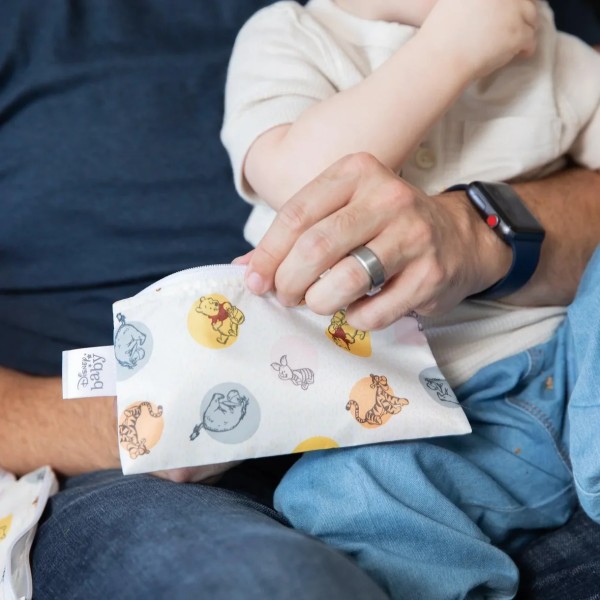 Tweede kans (zonder originele verpakking) - Herbruikbaar snackzakje (3 stuks) - Disney Winnie the Pooh and Friends