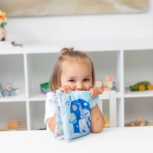 Second Chance (No Original Packaging) - Reusable Snack Bag - Large (2 pack) - Disney Stitch Star-ring Up Trouble