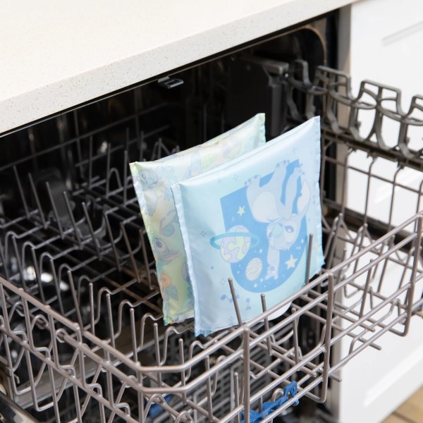 Second Chance (No Original Packaging) - Reusable Snack Bag - Large (2 pack) - Disney Stitch Star-ring Up Trouble