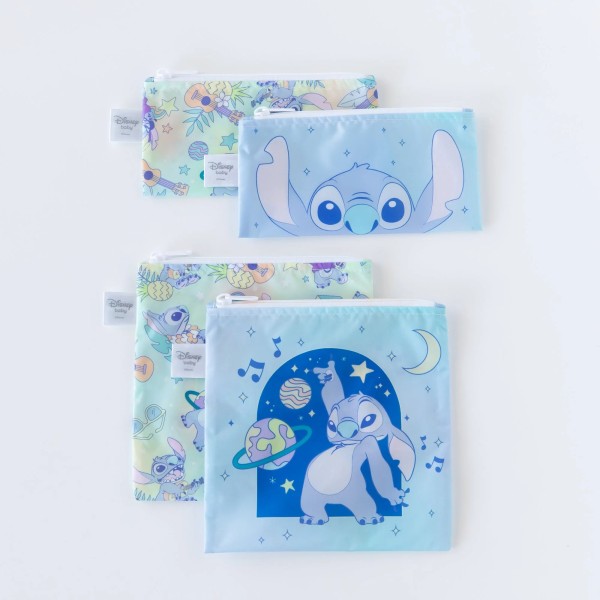 Second Chance (No Original Packaging) - Reusable Snack Bag - Large (2 pack) - Disney Stitch Star-ring Up Trouble