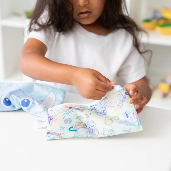 Second Chance (No Original Packaging) - Reusable Snack Bag - Small (2 pack) - Disney Stitch Star-ring Up Trouble